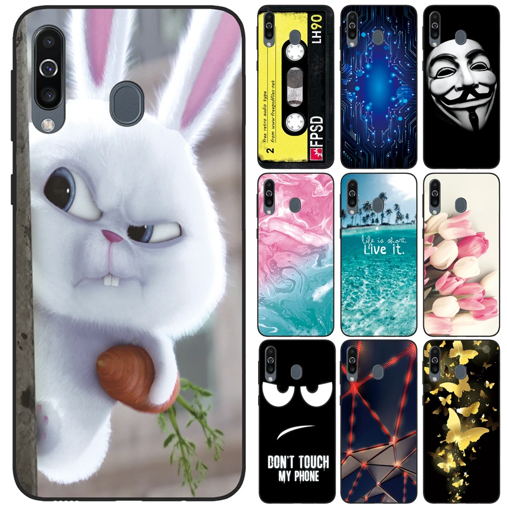 

GUCOON Silicone Cover for Samsung Galaxy M30 A40S M305F A3050 6.4inch Case Soft TPU Protective Phone Case Cartoon Bumper Shell