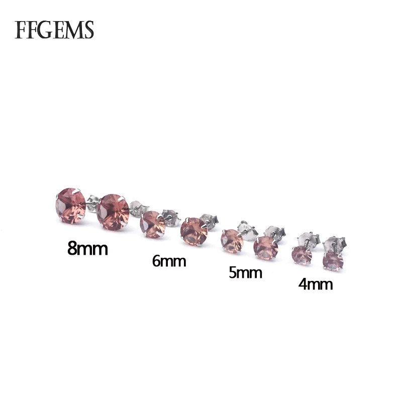 

FFGems Classic Zultanite Earring Sterling 925 Silver Created Diaspore Color Change Fine Jewelry For Women Wedding Party Gift Box