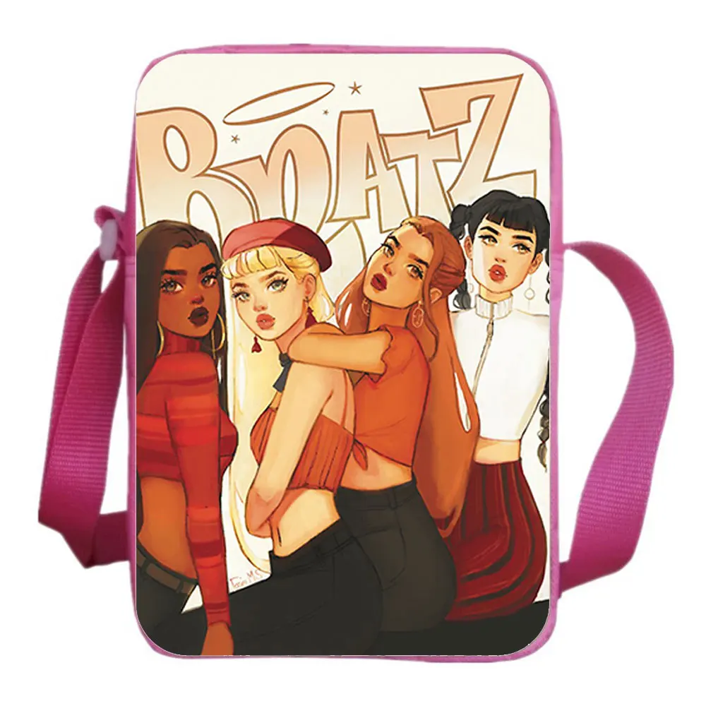 Bratz Backpack Merch Casual Crossbody Bag boy girl Shoulder Bag  Diagonal Small Backpack Light Messenger Phone Bag