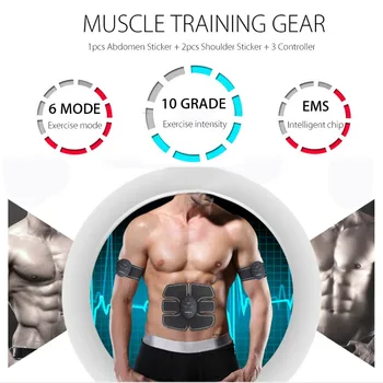 

EMS Muscle Traner Muscle Stimulator Abdominal Muscle Toner ABS Muscle Toning Belly EMS Muscle Massager Weight Loss Equipment