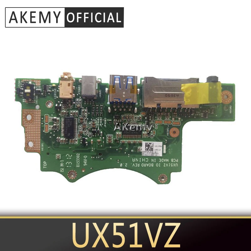 Новинка! Для ASUS UX51VZ UX51V U500V ноутбук аудио usb IO Плата интерфейса | Компьютеры и офис