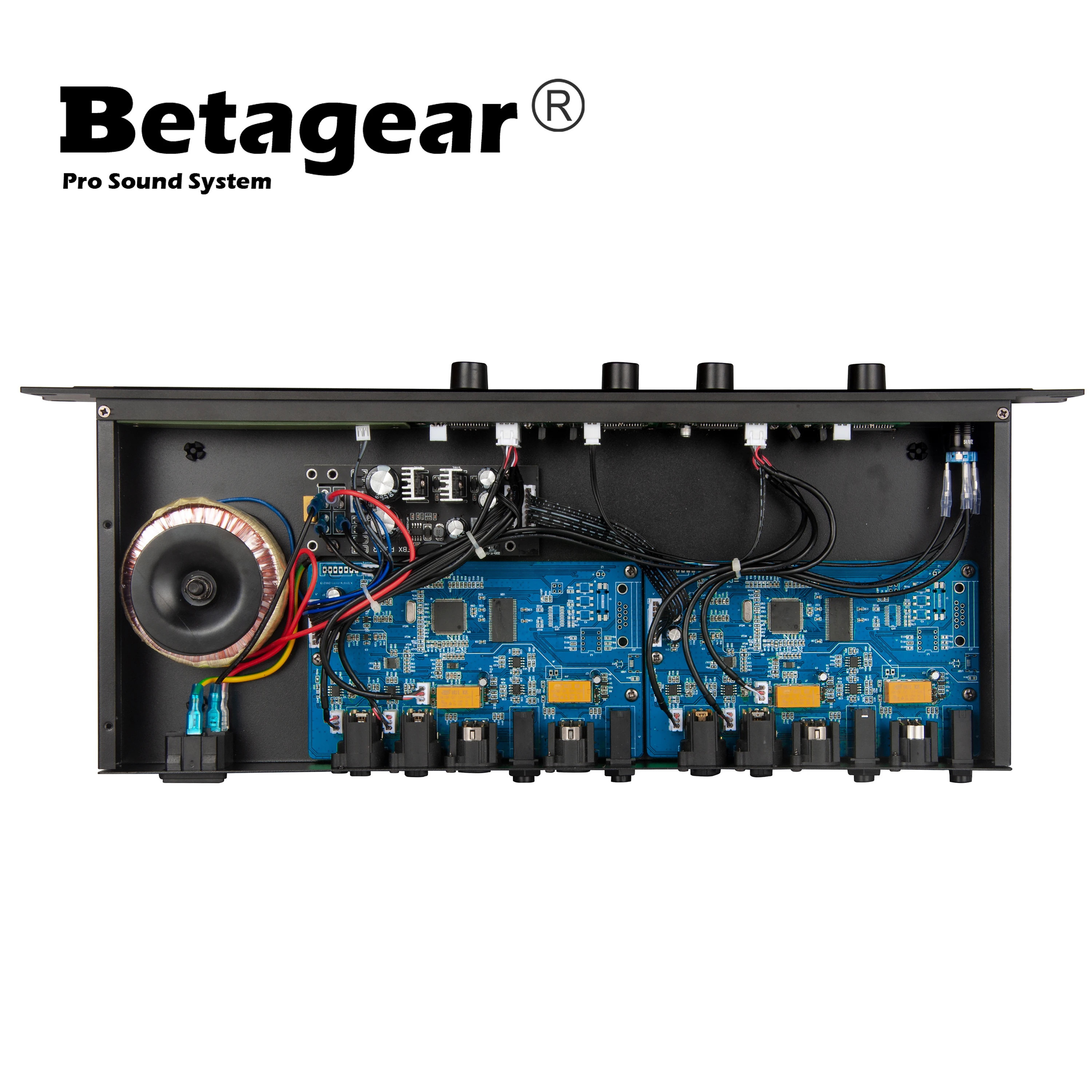 Betagear FBX440 사운드 시스템 장비, 피드백 억제 프로세서, 파괴자 억제, DSP 오디오, 4 in 4 하울링 억제