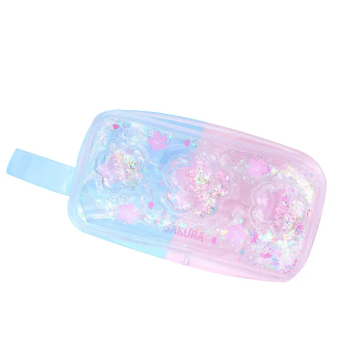 Cute Cartoon Transparent Pencil Case School Office Stationery Makeup Bag O66