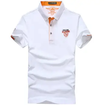 

Men's Short T-Shirts Summer Mens T Shirt Boyfriend gift Cotton Lapel Tees Tshirt men Clothing Plus Size XXXXL Fashion Embroidery