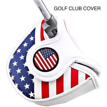 

Practical PU White Sports Entertainment Movement Golf Head Cover Club Iron Cover Golf Club Cover