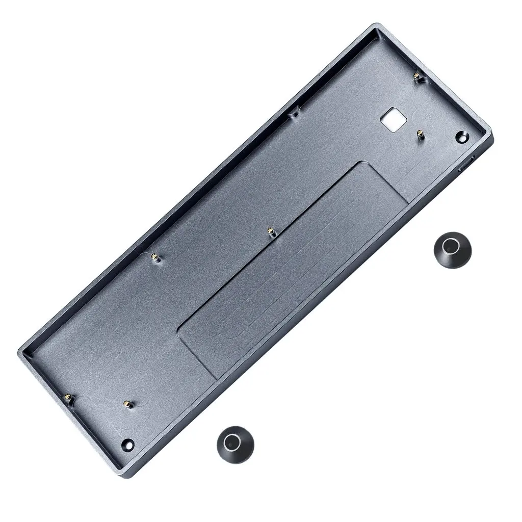 minila anodização cnc alu caso para teclado mecânico compatível poker