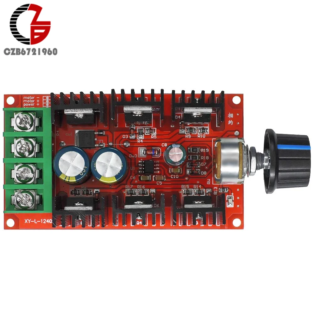 9-50V HHO RC DC мотор регулятор скорости 2000W 40A плавный мягкий старт Бесщеточный Регулятор скорости двигателя с чехлом