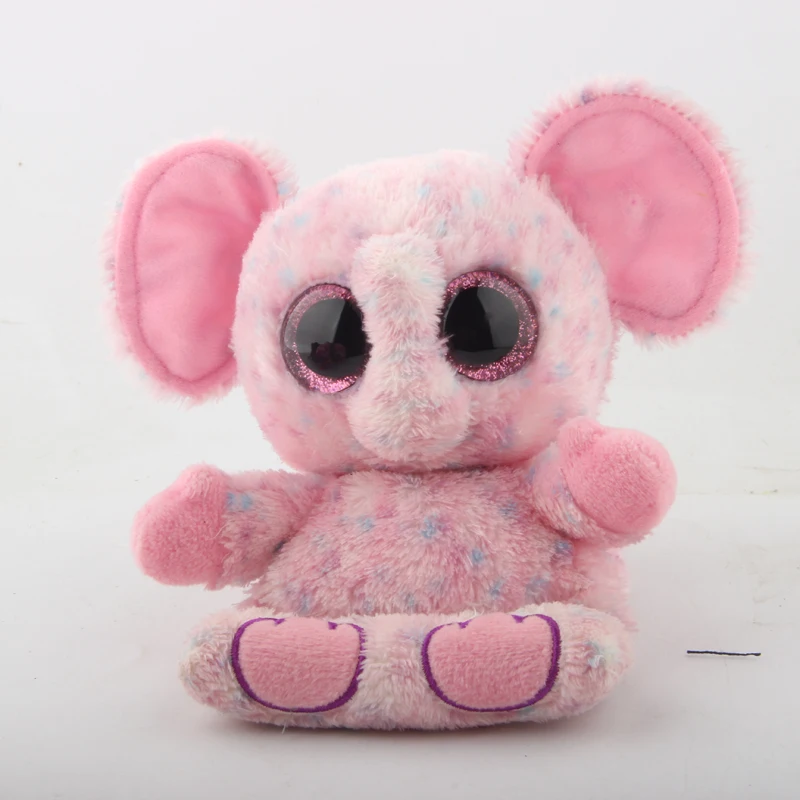 P2 Ty Peek-A-Boo Phone Holder with Screen Cleaner Bottom Plush Stuffed Animal Toys Giraffe Owl Unicorn Elephant Bunny Doll - Цвет: P2