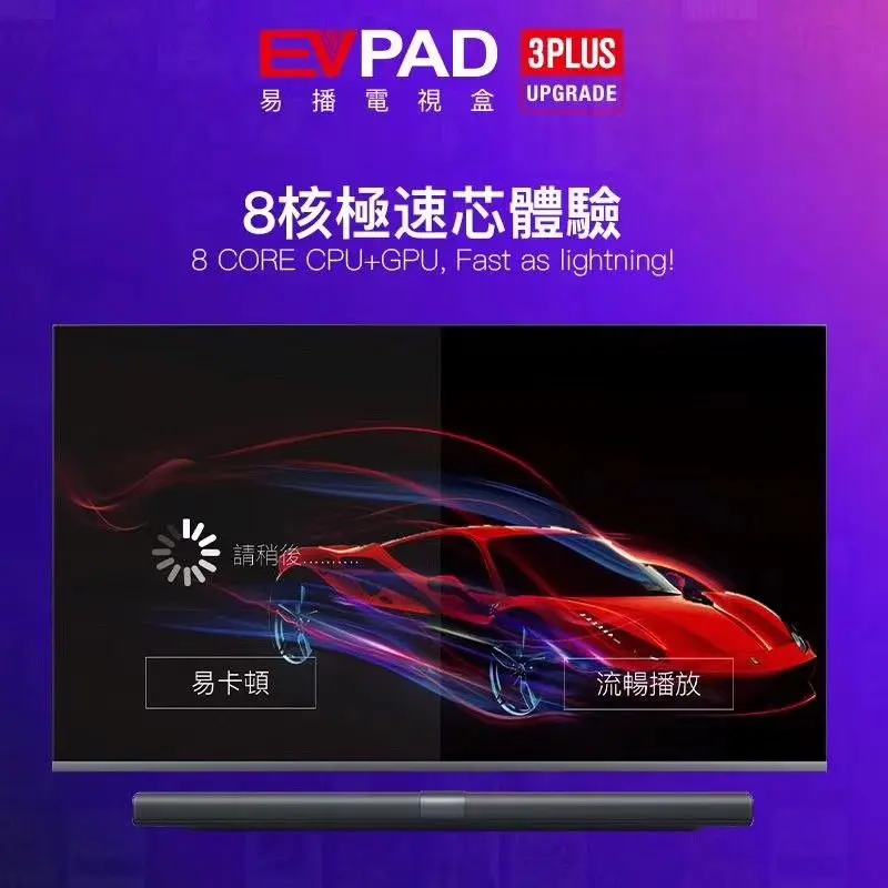 [Подлинный] Reasy для волокна EVPAD3s/3 plus/3max+ ТВ evbox бесплатно ТВ live в HK, TW, Корея, Япония, Сингапур, Малайзия Таиланд Phlippines