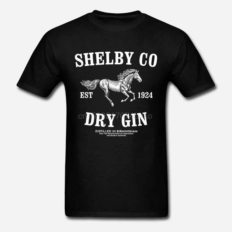 Футболка премиум класса Shelby Co Gin по заказу the Peaky Blinders Brothers | Мужская одежда