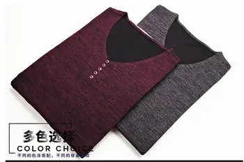 

2020 Hot selling new popular men casual long sleeve T-shirt red grey An