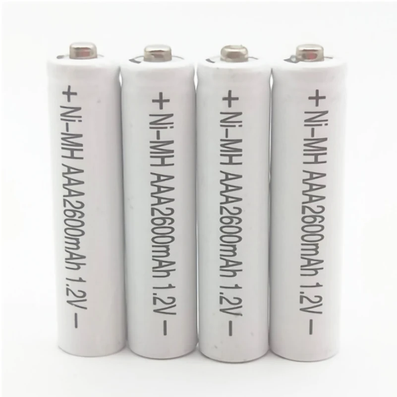 16 шт AAA Ni-MH 2600mAh 1,2 V перезаряжаемые батареи подходят для большинства электронных продуктов, таких как игрушки MP3