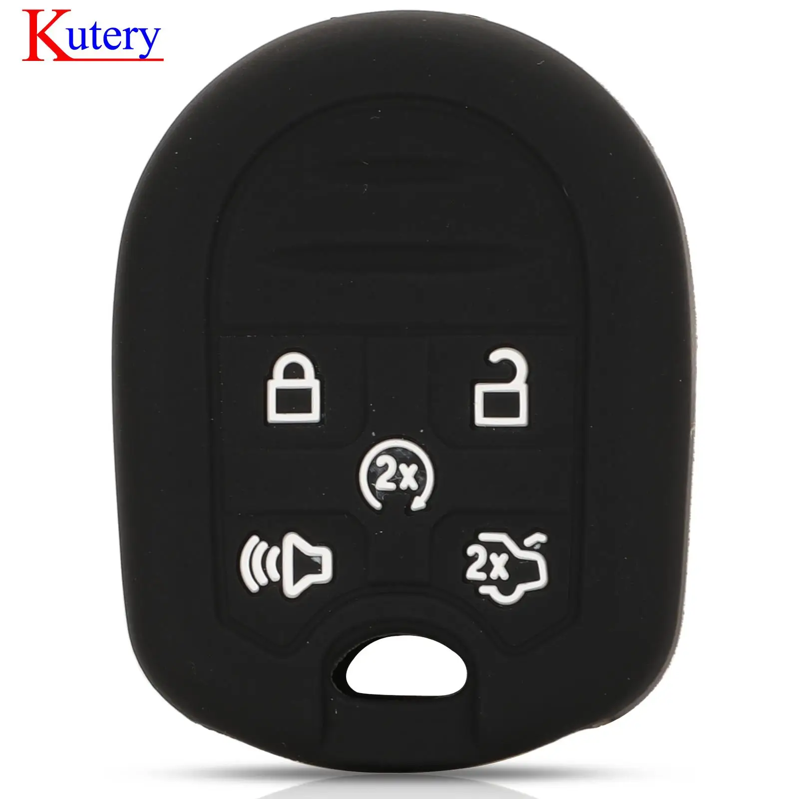 jingyuqin Silicone Colorful Remote Key Cover Case For Ford Expedition  Explorer Flex For Lincoln Navigator MKZ Protect Replace