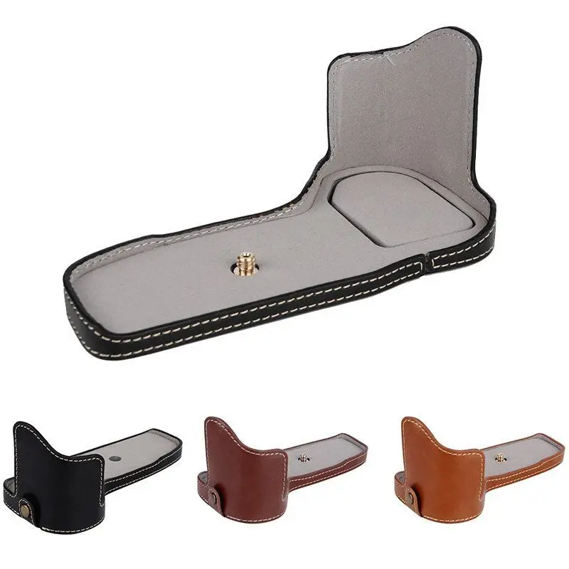 Custodia In Pelle Pu Con Supporto A Vite Per Fotocamera Canon Eos 6D 6D Mark Ii 6D2