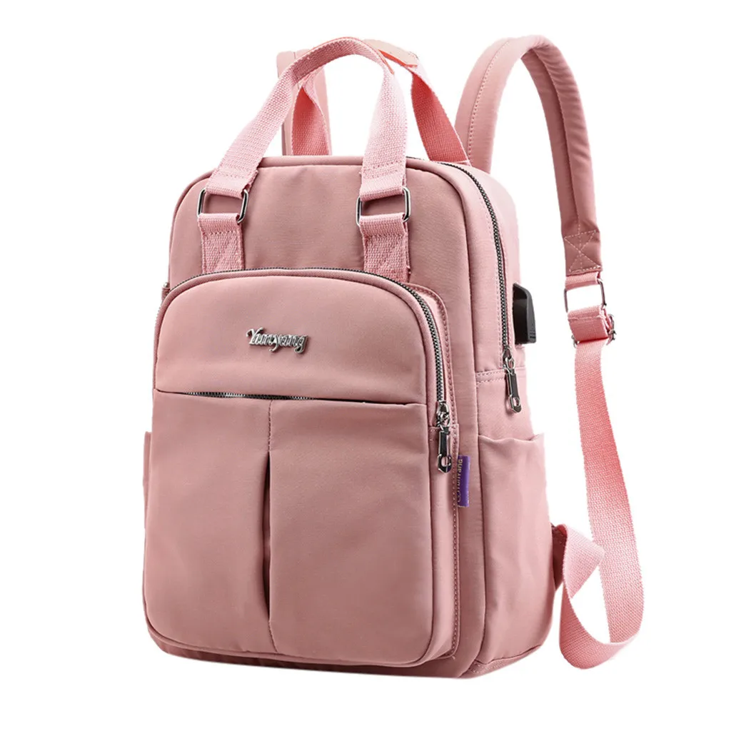 

Bags For Girls 2019 Fashion Women Canvas Floral Color Capacity Student Backpack High Quality Travel Couple Bag Bolsa Feminina