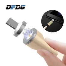 Магнитный адаптер 3A преобразователь тока быстрой зарядки 3 в 1 адаптер IOS Android type-C Магнитный трансферный разъем Micro USB