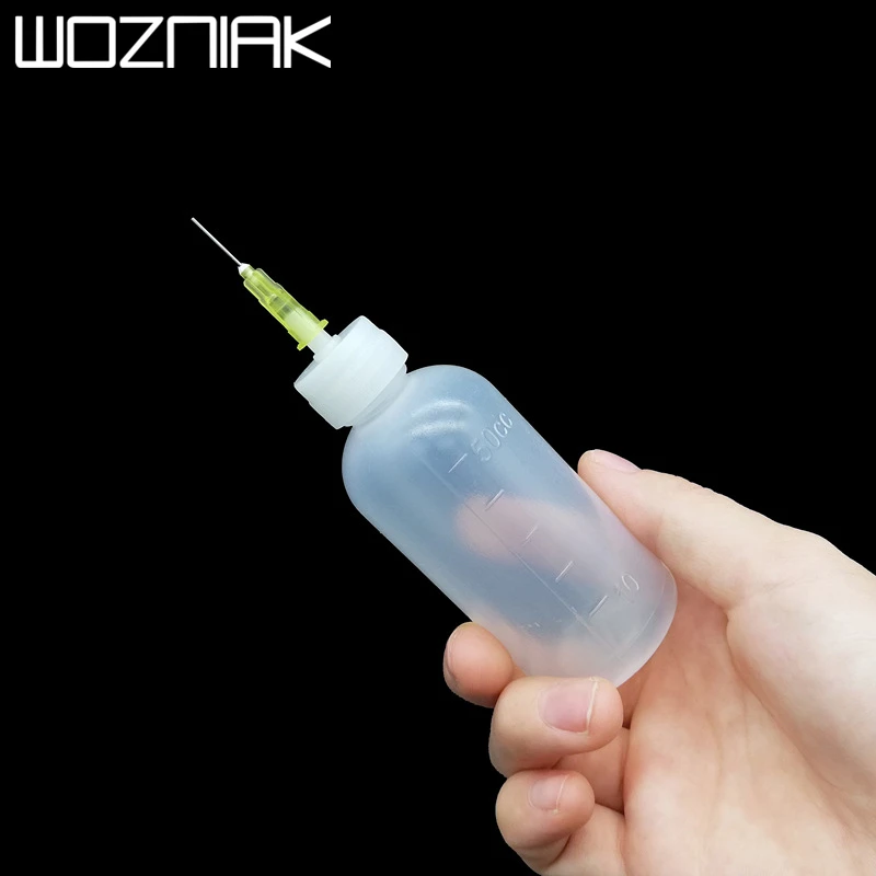 4/2pcs Plastic Rosin Bottle Liquid Flux Alcohol Oil Dispenser Clean Needles  50ml Polyethylene Flux Bottle Soldering Iron Tools - AliExpress