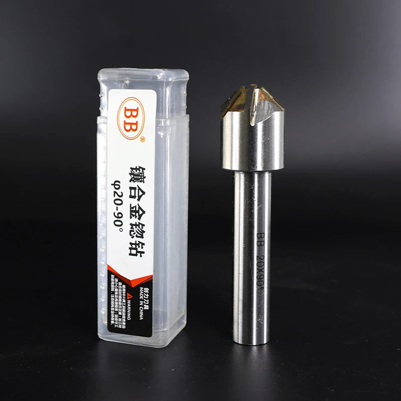 BB Countersink Drill with Brazing Carbide Blade Chamfering Milling Tool 90 Degree 16mm 20mm 25mm 30mm 40mm countersink drill bit countersink drill