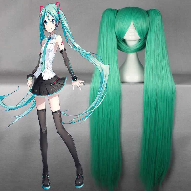 Производитель Hikoushiki Hatsune Mix косплей парик Мику хацуне Косплей парики термостойкие синтетические Хэллоуин Карнавал вечерние женские волосы