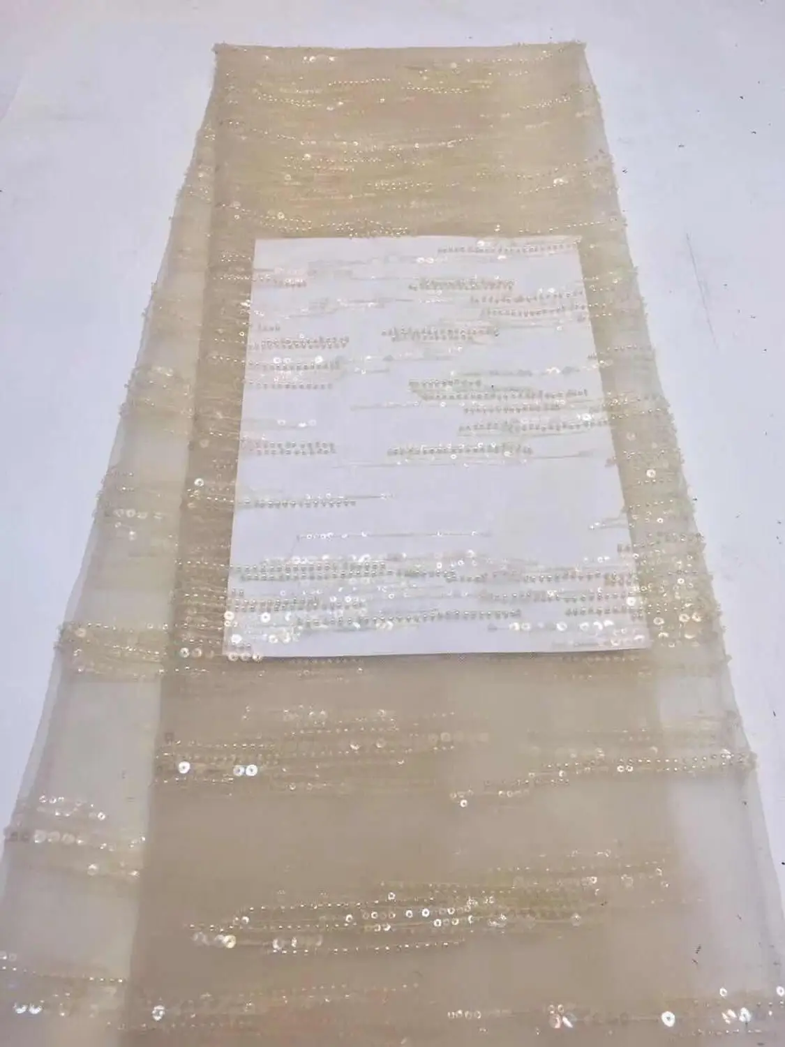 

2019 Latest French Beads lace fabric Nigerian Lace Dress High Quality Sequins Tulle African Lace Fabric Wedding French ZP1016