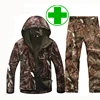 Camouflage Hunting Clothing Shark Skin Soft Shell Lurker Tad V 4.0 Outdoor Tactical Military Fleece Jacket + Uniform Pants Suits ► Photo 2/6