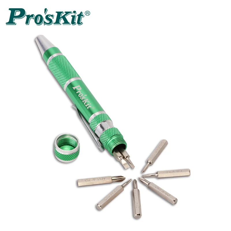 

Proskit 9in1 precision screwdriver set torx bit set for phone repair aluminum handle screwdriver bits set of screwdrivers
