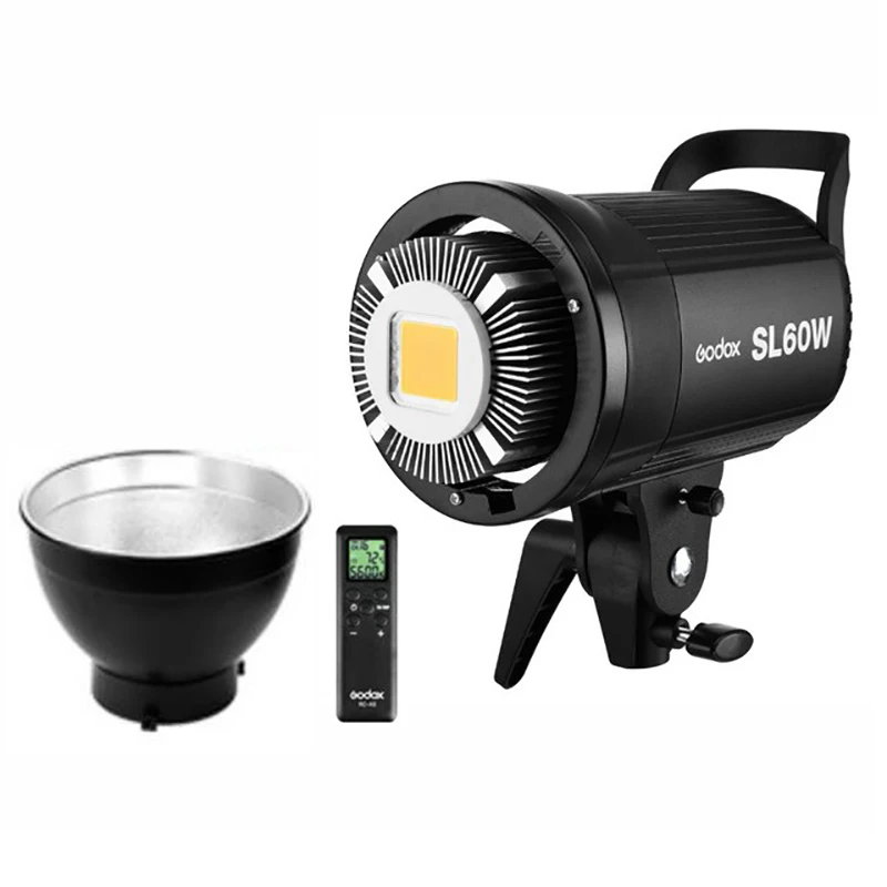 Godox SL60W LED Video Light SL-60W 5600K Daylight White Version Continuous Light Bowens Mount for Studio Video Recording 6
