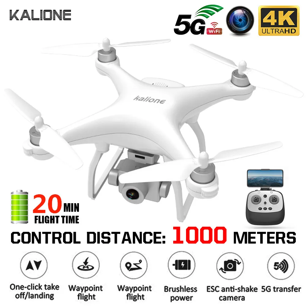 KALIONE K777 gps Дрон 4K Gimbal камера 1000 м 5G wifi FPV Бесщеточный вертолет SD карта