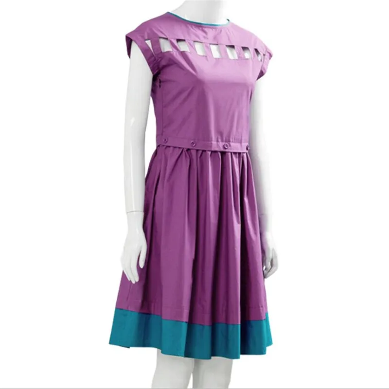 Stranger-Things-Season-3-cosplay-Nancy-Wheeler-Purple-dress-Onesies-Female-party-dress-high-quality-Hollow (2)