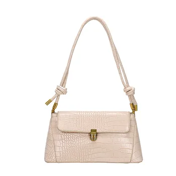

Vintage Sac Baguette Femme Women Luxury Bags Alligator Leather White Bag for Women Handbags Crossbody Shoulder for Drop Shipping