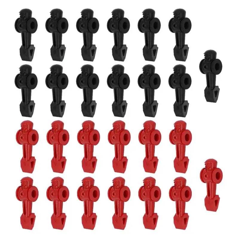 22pcs Football Soccer Table Foosball Men Player Replacement Parts 55" Foosball table 5/8" rod (Add 4 free players+26 pins)