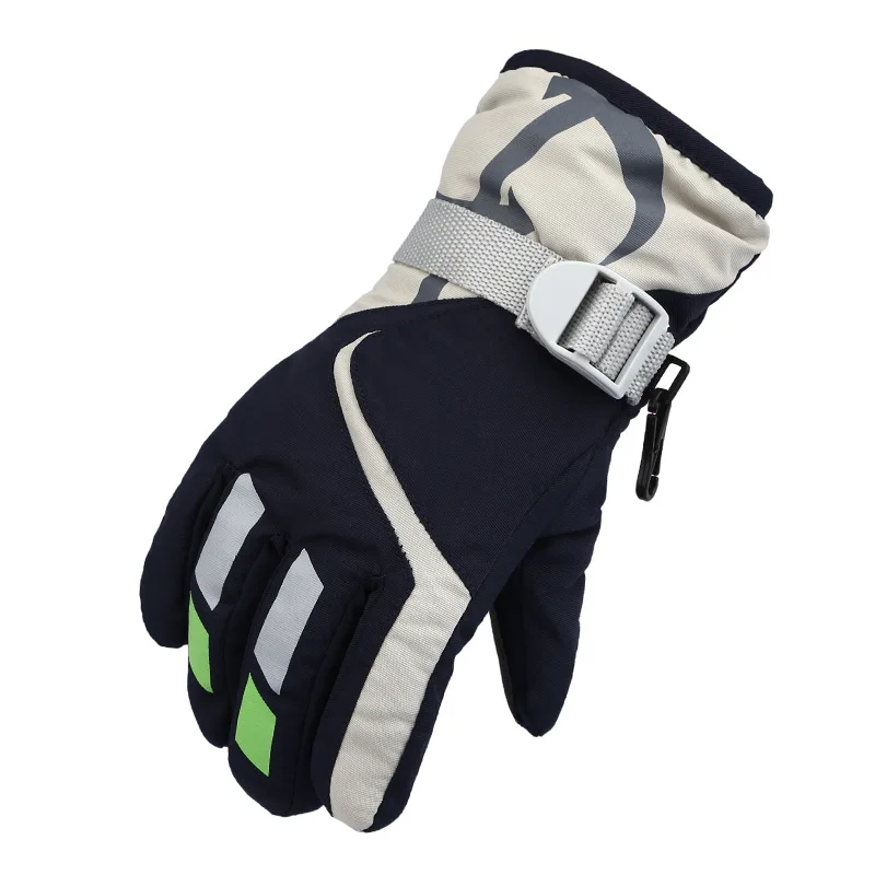 

4~7 Years Kids Baby Boys Girls Winter Waterproof Warm Snow Gloves Plus Velvet Snowboard GlovesTouch Screen Fleece Skiing Gloves