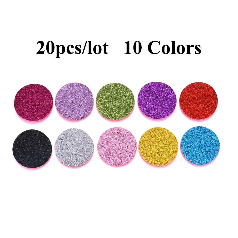 20pcs shining pads Древо жизни браслет для ароматерапии ювелирные изделия эфирное масло диффузор медальон браслет Твист винт из искусственной кожи браслеты для женщин и мужчин - Окраска металла: 20pcs shining pads
