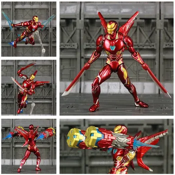 

Marvel Avengers 6" Iron Man MK50 Action Figure Ironman Nano Mark 50 Infinity War Tony Stark Legends KO's SHF Endgame Toys Doll