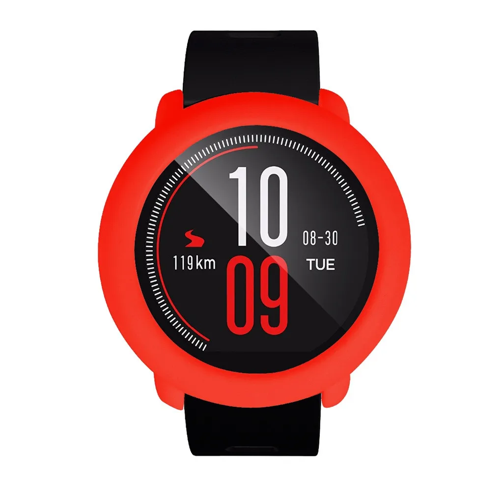 Чехол mosunx, силиконовая рамка, защитный чехол для Xiaomi Huami AMAZFIT Pace Watch, умные часы, аксессуары на замену