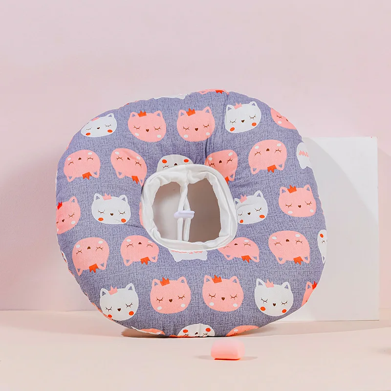 New Pet Cat Recovery Collar Elizabeth Protective for Dog Preventing Licking Wound Small Pillow Collar for Dogs Cat Pet Supplies - Цвет: As picture