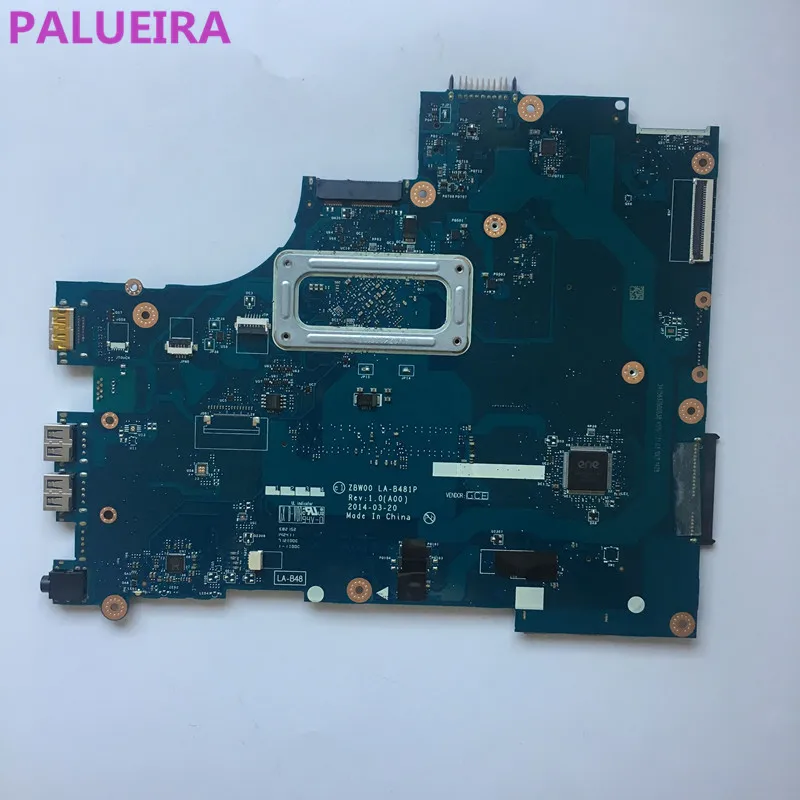PALUEIRA CN-028V9W 28V9W для DELL INSPIRON 15 3531 Материнская плата ноутбука ZBW00 LA-B481P REV: 1,0(A00) N2830 Материнская плата ноутбука ПК