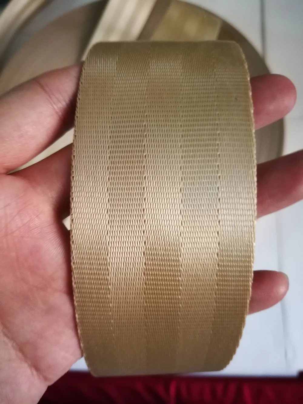 1M car modified Seat Belt Webbing 3C standard certified DIY Backpack Pet Belt Crafts Material child safety belt car accessories