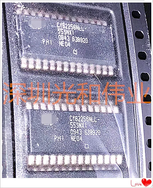 CY62256NLL-55SNXI SRAM чип асинхронный Одноместный 5V 256K-bit 32K x 8 55ns 28-Pin