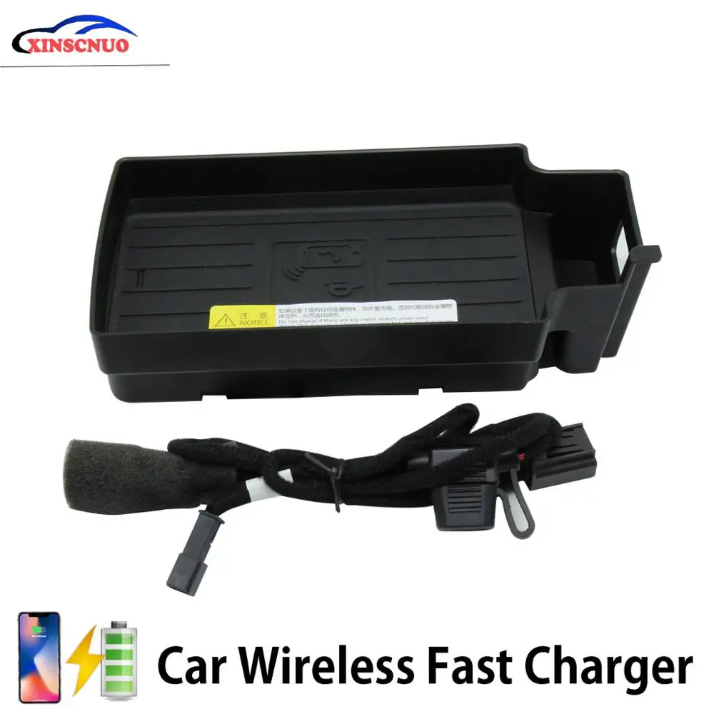 

Car Accessories For Audi Q3 2013-2018 QI Wireless Charger Fast Charging Module Wireless Onboard Car Charging Pad