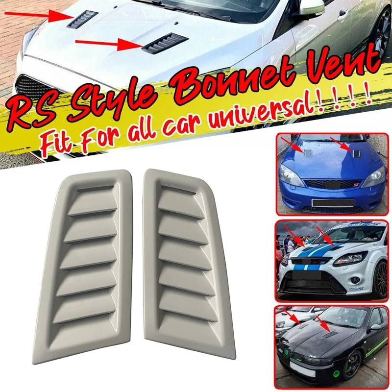 Universal Car Front Engine Hood Vents Hood Air Outlet for Ford