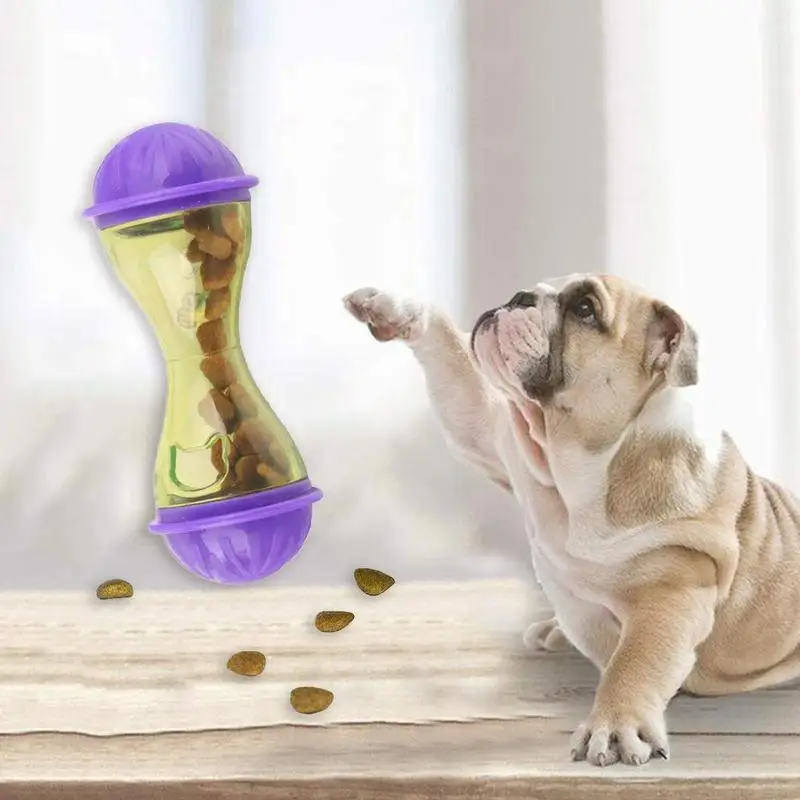 1 шт. Pet отсутствует игрушка кошка собака подачи Пластик дозатор корма для