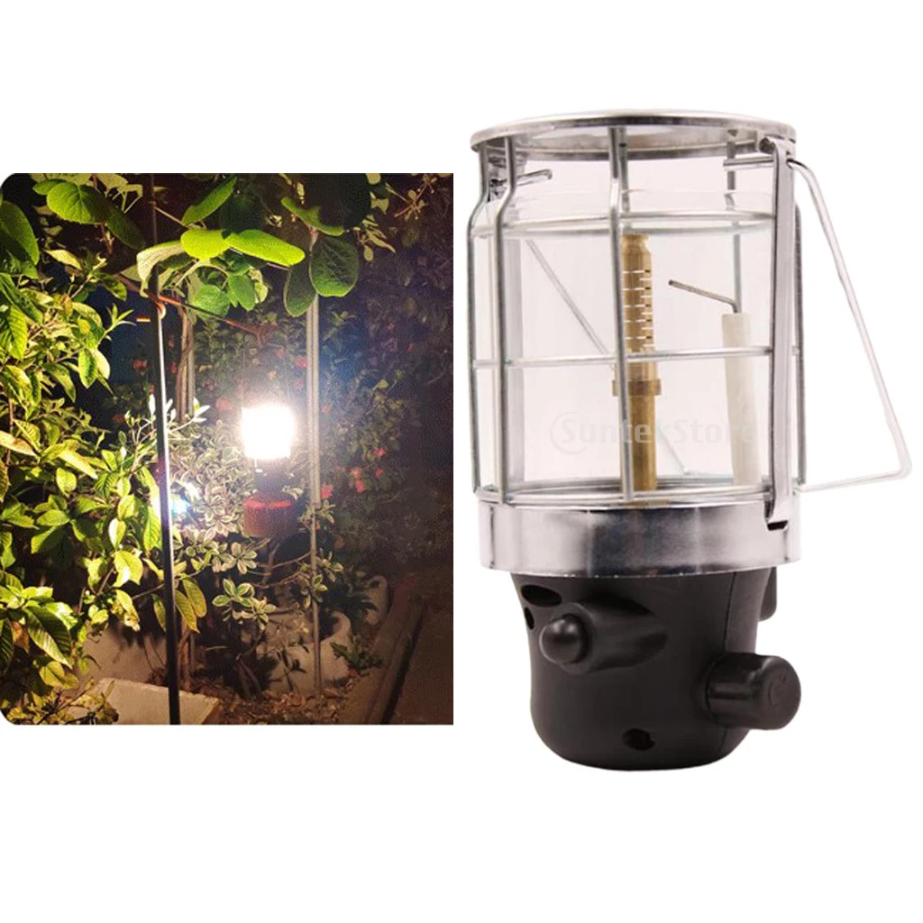Propane Lantern | Gas Lantern for Camping and Outdoor Use | Butane Gas Light Lantern Double Mentles Type