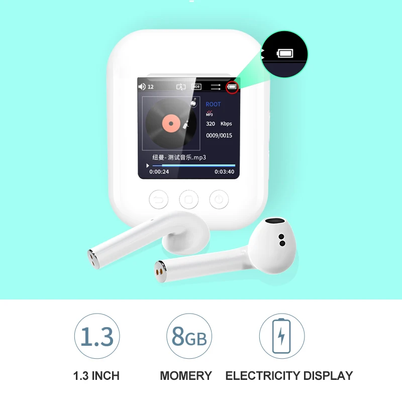 Беспроводная гарнитура Newsmy Q7 с Bluetooth универсальная мини-гарнитура для фитнеса 8G