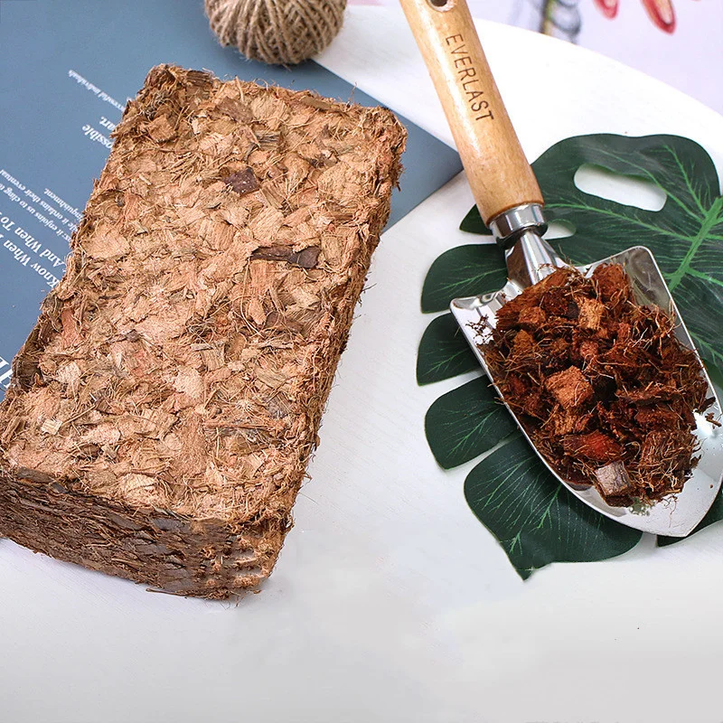 500g Coconut Fiber Coir Pellet Nutrient Soil Lightweight Plant Compressed Base Flowers Vegetables Organic Fertilizer Garden Tool 1