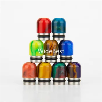 

10mm Bore Short Straight Delrin Metal 510 MTL Drip Tip for Vapor Giant Kronos 2S RTA/Snowwolf MFENG Baby/ASMODUS ANANI MTL RTA