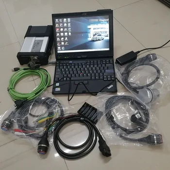 

MB star C5 SD Compact C5 with latest software V12.2019 HHTwin in 320GB HDD and used Laptop X200 Tablet 4G Win7