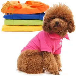 Хлопок Одежда с принтом в виде собак Pet пальто жилет безопасности плюшевый щенок любимая одежда polosingle одноцветное Pet куртка мягкая удобная