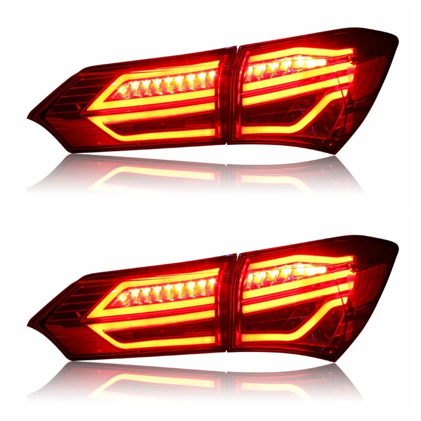 

Vland factory for car tail light for Corolla LED tail lamp 2014 2019 with turn signal+running light+reverse light