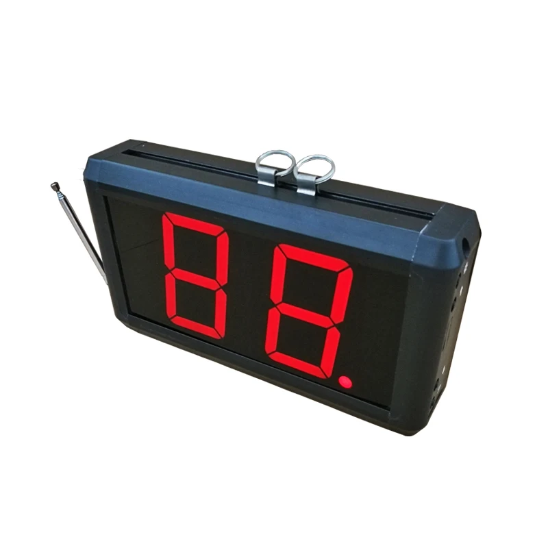 Беспроводная система управления очередью Take A Number 2-digit display Receiver с кнопкой добавить номер один за другим